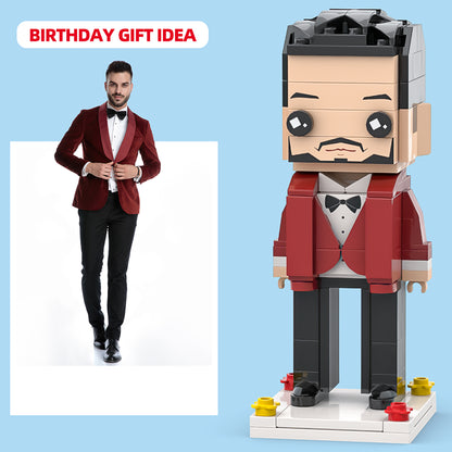 Birthday Gifts for Him: Full Custom Personalized Photo Brick Figures