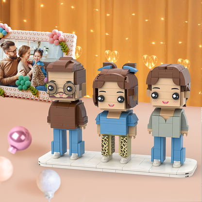 Custom Full-Body Brick Figures - Cherished Family Moments Set